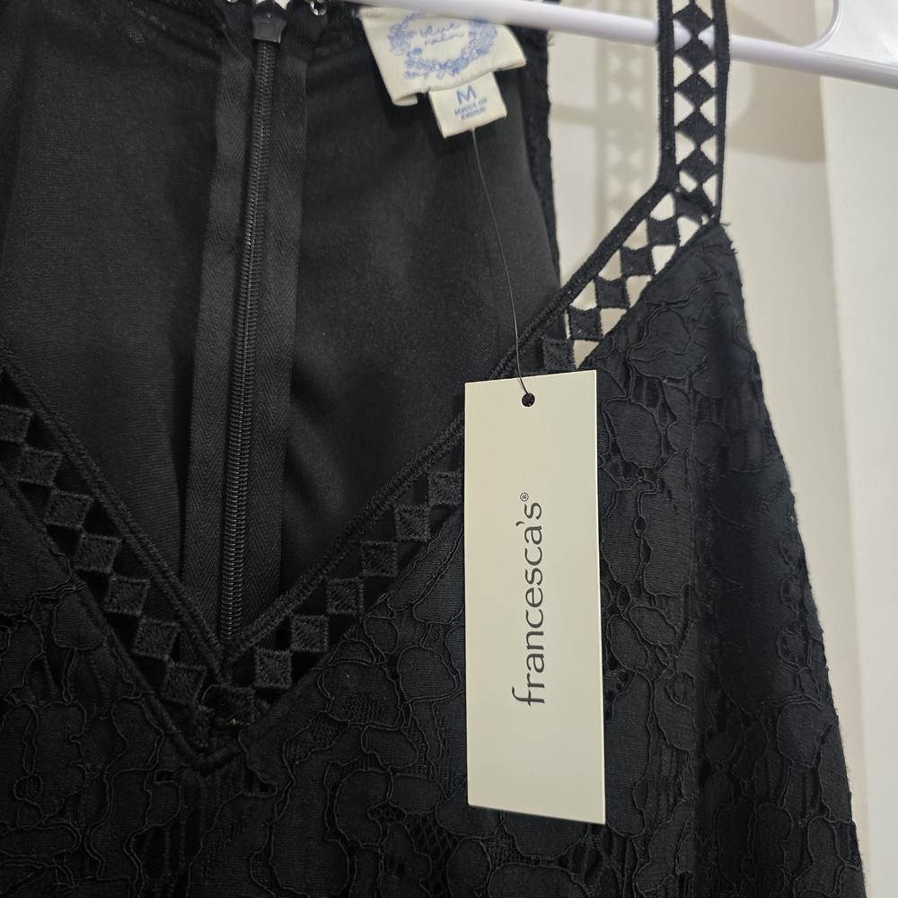 Blue Rain Black Lace Maxi Dress - Picture 5 of 6